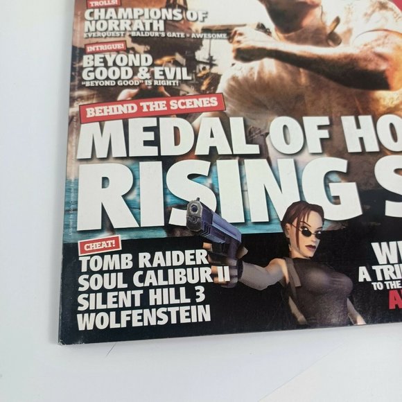 PlayStation Magazine Metal Of Honor 03' Issue 72 INCLUDES DEMO DISC *MINOR WEAR - Picture 3 of 14